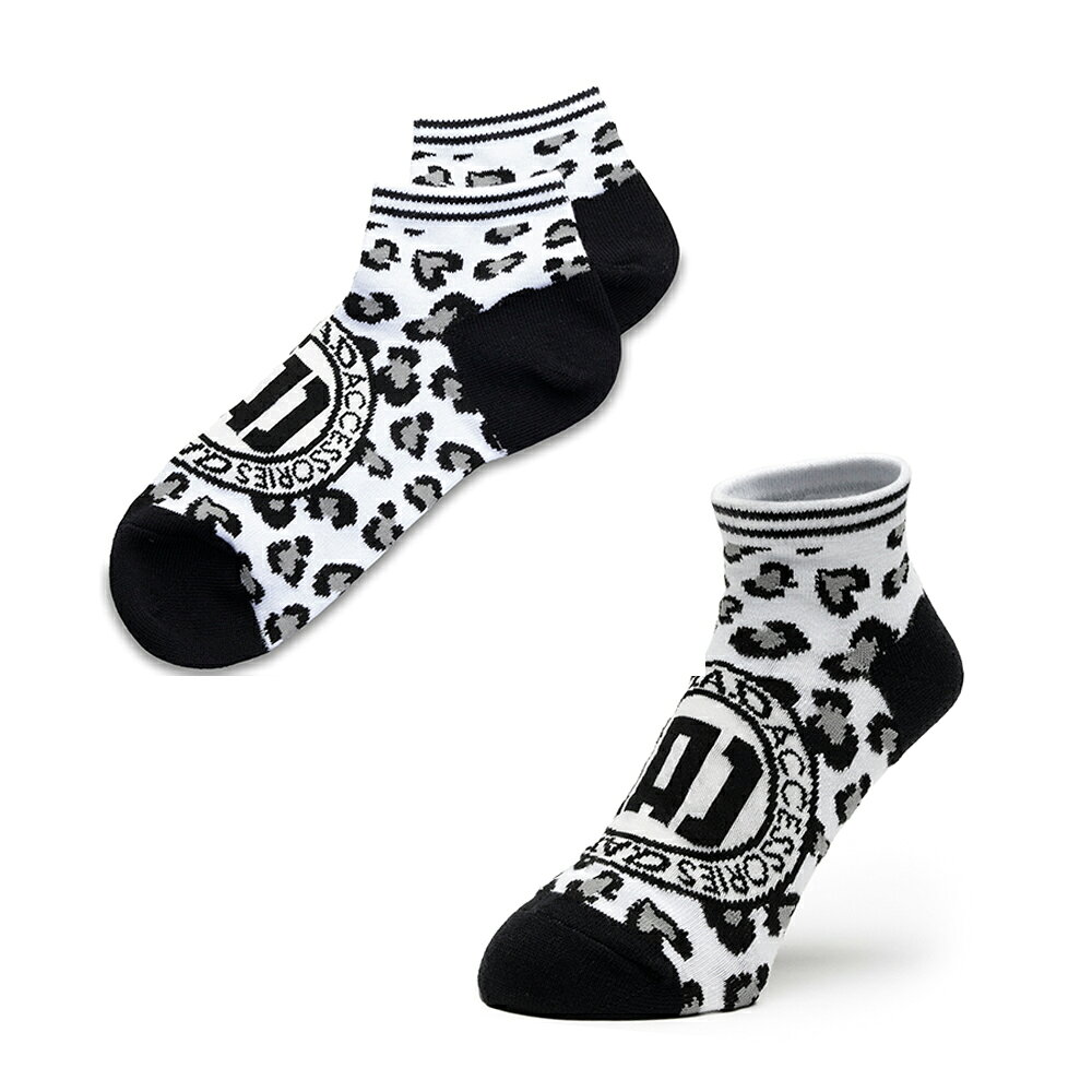 D.A.D ソックス ヒョウ柄×サークルロゴ 3足組 325012-31 靴下 SOCKS 車 DAD ギャルソン GARSON