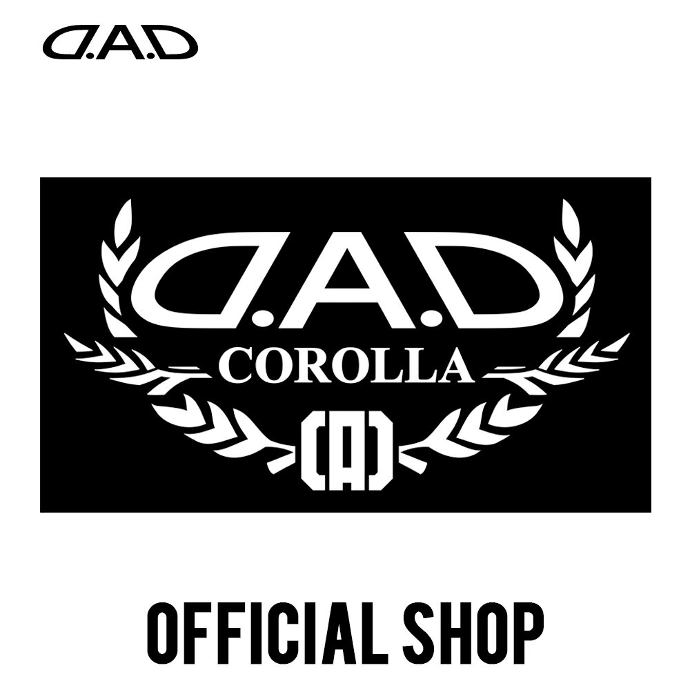 D.A.D オートモデルステッカー カローラ（COROLLA） ホワイト/ブルー/ピンク/レッド ST107 TOYOTA 車 DAD ギャルソン GARSON