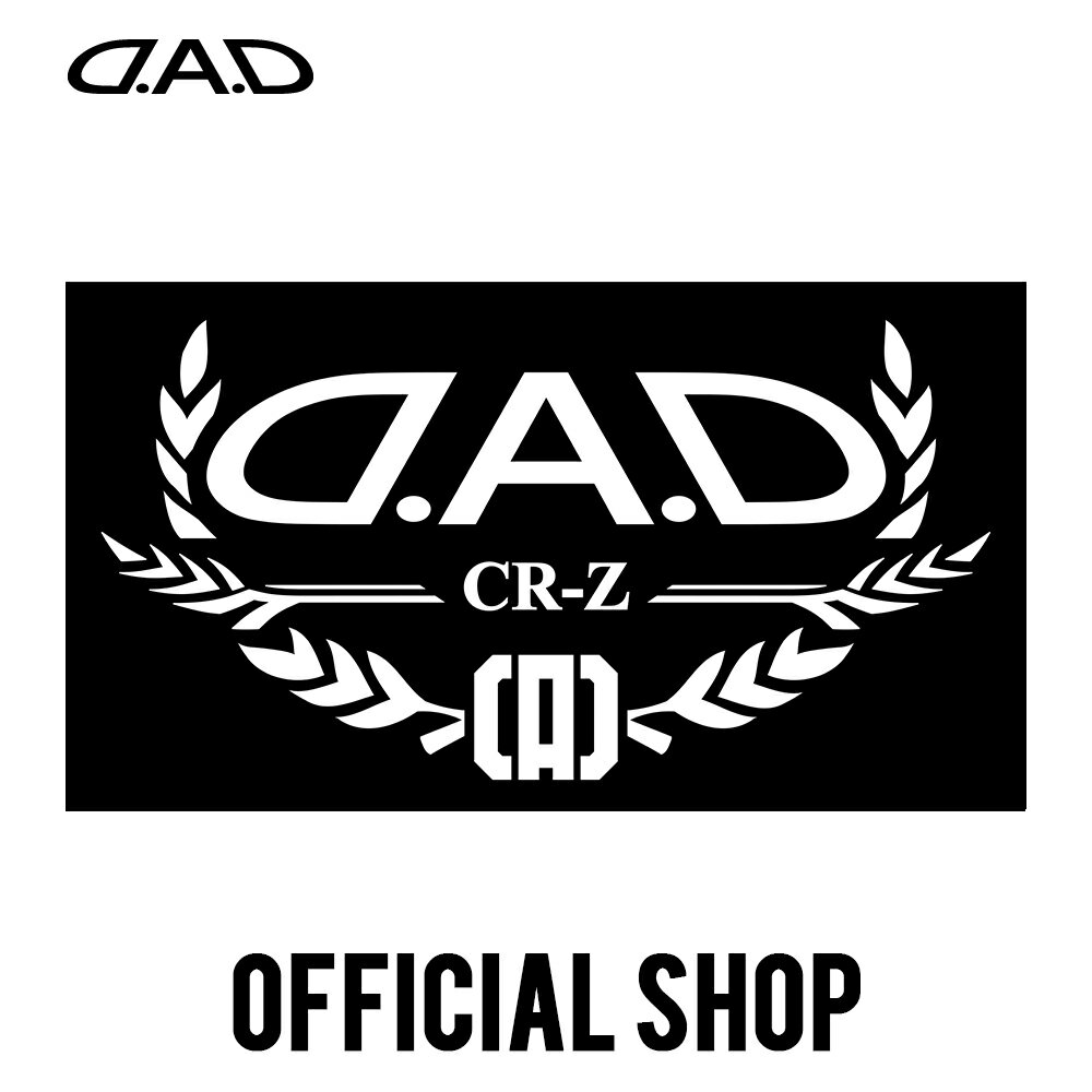 D.A.D オートモデルステッカー CR-Z ホワイト/ブルー/ピンク/レッド ST109 HONDA 車 DAD ギャルソン GARSON