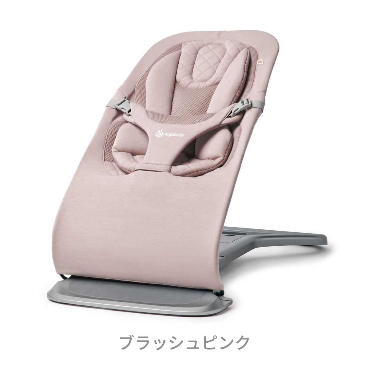 Ergobaby エルゴベビー evolve バウンサー | 正規品 エルゴ evolve 新生児 高さ調節 お家 コンパクト ベビーグッズ 出産祝い ベビーチェア リクライニング (WNG)