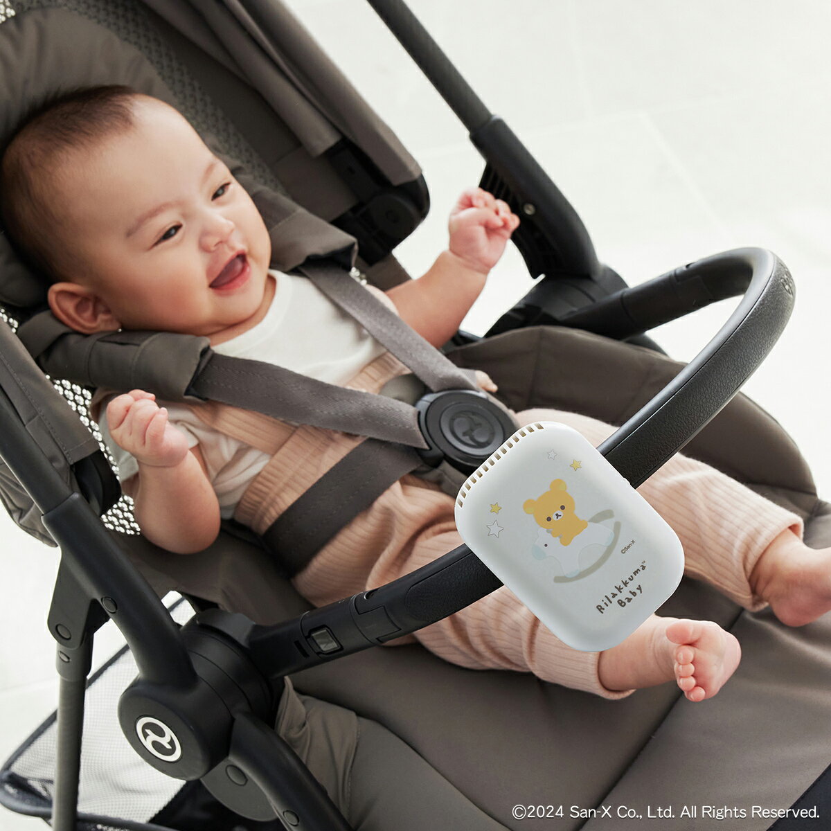 Rilakkuma Baby リラックマベビー 扇風機 保冷保温ポーチ | リラックマ ひんやり ひんやりグッズ 暑さ対策 お出かけグッズ 抱っこひも ベビーカー