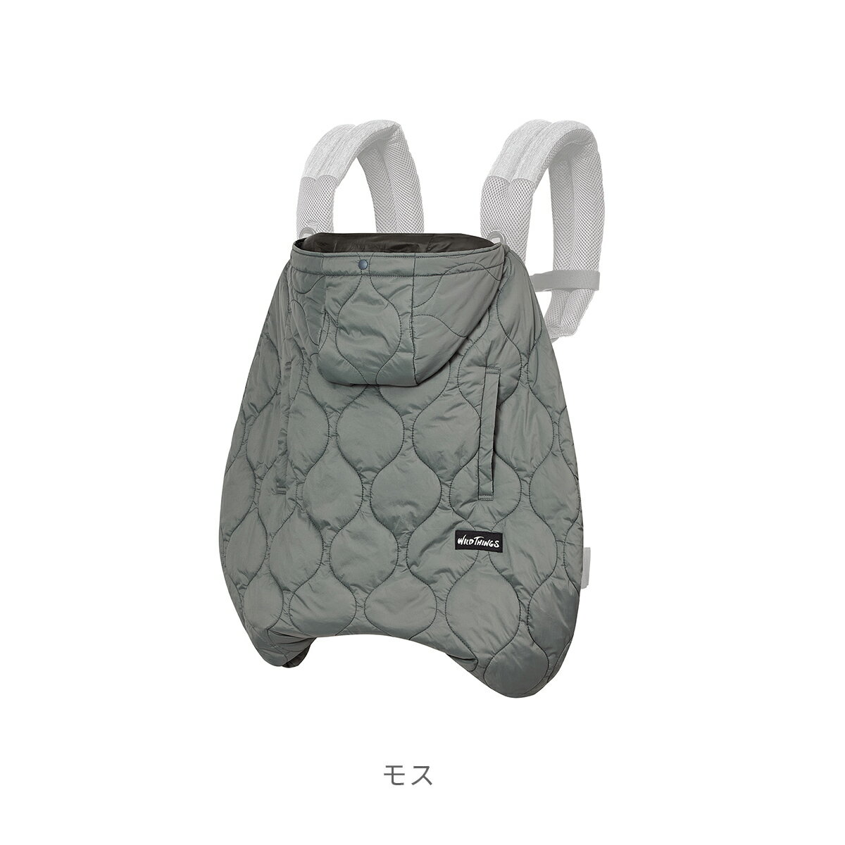 BabyHopper ベビーホッパー WTキルティング防寒ケープ | WILD THINGS Ergobaby エルゴ Breeze ベビーカー 抱っこ紐 防寒カバー 冬 寒さ対策 2
