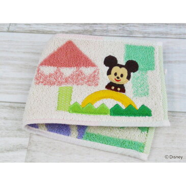 Disney|KIDEA ディズニー キディア ツナガル モリ ハーフハンカチ ( キデア キディア タオル オーガニック コットン ギフト 出産祝い プレゼント おしゃれ ディズニー ベビー キッズ 赤ちゃん 1歳 1歳半 2歳 3歳 )