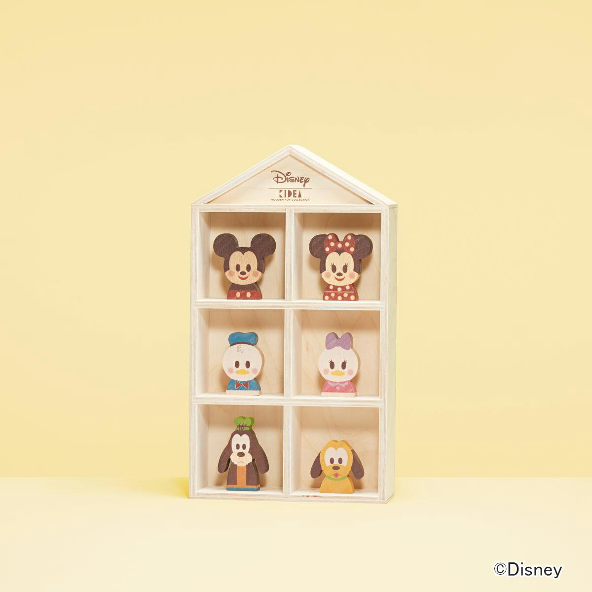 ＼SALE／ Disney | KIDEA ディズニー キディア ミッキー＆フレンズディスプレイセット | DISNEY ミッキー ミニー ドナルド デイジー グーフィー プルート インテリア おもちゃ プレゼント