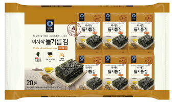 11月限定特価韓国海苔韓国食品高級えごま油のり1BOX120袋（20袋入り×6パック）送料無料