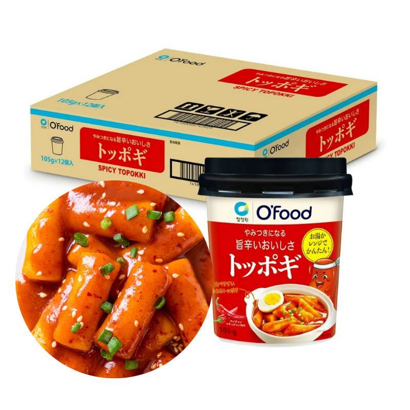 【送料無料】モチモチ 即席 ヨポッキ オニオン バター 味 120g 6個入　即席カップトッポキ トッポギ トッポッキ トッポキ　インスタント おやつ 韓国食品 簡単