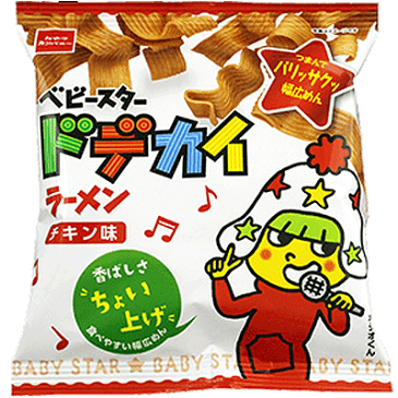 【駄菓子】【おやつカンパニー】60円　ベビースター ドデカイラーメンミニ チキン味37g（24個入）