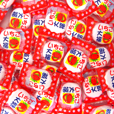 【送料無料】【景品】【バラまき用】〈チョコ大福・いちご大福〉2種アソート 720個＋増量48個　　　　　　｛駄菓子　だがし　お菓子　マシュマロ　チョコ大福　いちご大福　つかみ取り　すくいどり　バラマキ　景品　まとめ買い　業務用｝