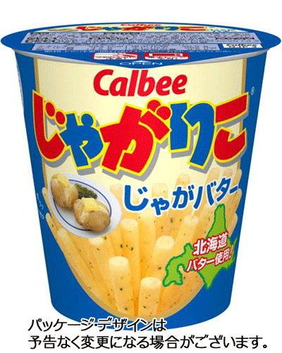 【カルビー】じゃがりこ〈じゃがバター〉58g（12個入）のサムネイル