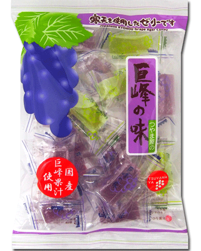 ★単品販売★【津山屋製菓】巨峰の味215g　　　　　　　{寒天菓子　ゼリー　半生菓子｝のサムネイル