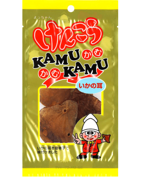 【よっちゃん食品】100円　けんこうカムカム いかの耳12g（10袋入）　　｛駄菓子　だがし屋　珍味　おつまみ｝