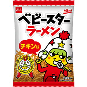 【おやつカンパニー】30円　ベビースターラーメンミニ〈チキン味〉（30袋入）　　　｛大人買い　駄菓子屋　景品　子供会　おやつ　つかみどり　業務用　小袋　スナック菓子｝