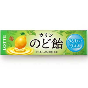 【期間限定特売】【ロッテ】〈スティック〉カリンのど飴（10本入）　　　　　　　｛あめ　アメ　キャンディ　ハンディタイプ｝