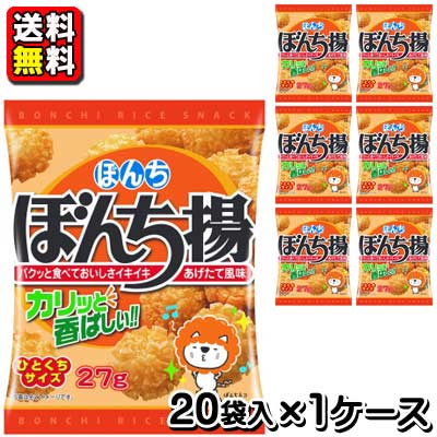 【送料無料】【ぼんち】ぼんち揚27g（20袋×1ケース）