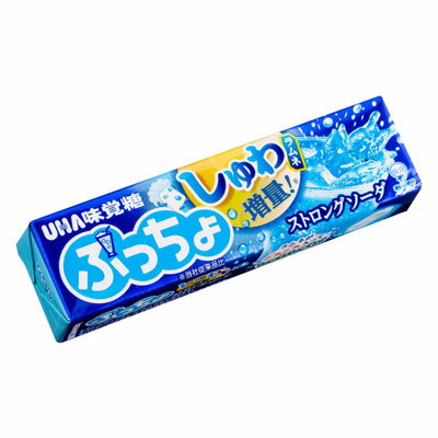 【UHA味覚糖】ぷっちょスティック〈ストロングソーダ〉(10個入)