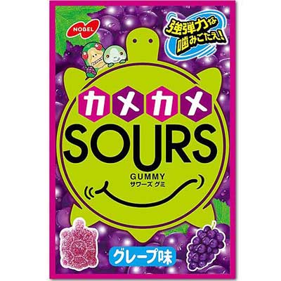 【ノーベル製菓】カメカメサワーズグミ〈グレープ〉(6個入)のサムネイル