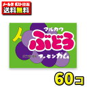 【ポスト投函メール便】【送料無料】丸川製菓 ぶどうガム(55+5個)