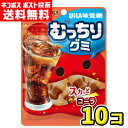 【ネコポス ポスト投函】【送料無料】味覚糖 むっちりグミ コーラ(10袋)