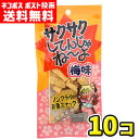 【ポスト投函メール便】【送料無料】よっちゃん食品 サクサクしてんじゃねーよ 梅味11g(10袋)