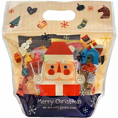 【クリスマス】【税込650円】クリスマス 手提げ袋（大）お菓子7点セット