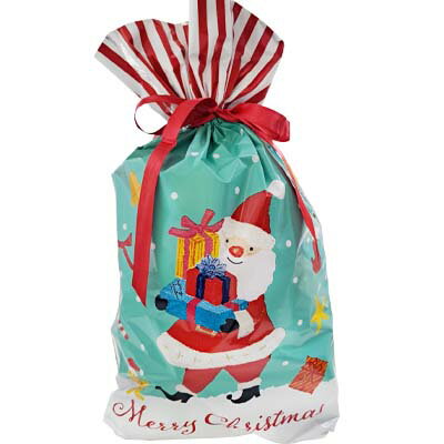 【クリスマス】【税込2000円】クリスマス リボン付きギフトバッグ（大）お菓子10点セット