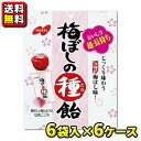 【送料無料】【ノーベル製菓】30g 梅ぼしの種飴（6袋入×6ケース）