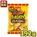 【送料無料】【お届け先が法人様限定】【カルビー】［小袋サイズ］サッポロポテトバーベQあじ24g（24袋×8ケース）