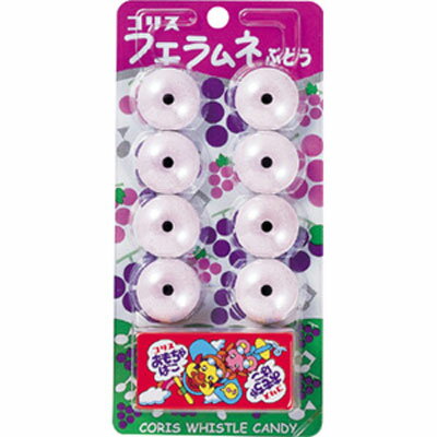 【コリス】60円　フエラムネ ぶどう（20個入）　　　{駄菓子　だがし屋　おやつ　子供会　業務用　まとめ買い｝