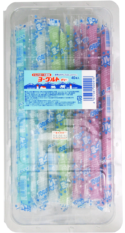 【坂製菓】ロングヨーグルトゼリー(40本入)