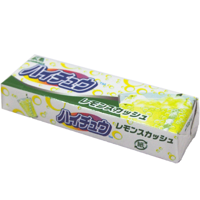 【森永製菓】60円　ハイチュウ7粒〈レモンスカッシュ〉（20個入）