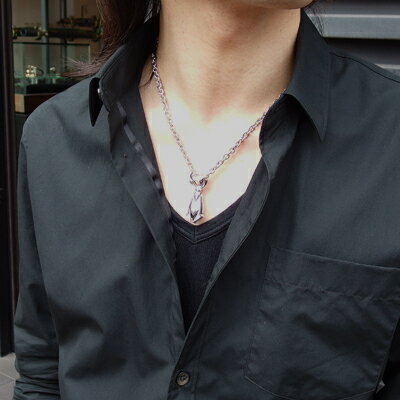 送料無料 ベル ペンダント ネックレス チェーン シルバー925 メンズ ユニセックス ハンドメイド ギフト プレゼント 誕生日 お祝い オリジナル 送料無料 銀製 カジュアル シンプル 大人アクセ おしゃれ 人気 ドメスティック 国産 ブランド D.four DF-002