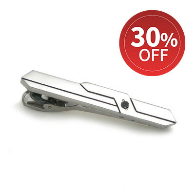 Rakuten - 【スーパーセール期間30％OFF】ブラックキュービックジルコニア 天然石 ネクタイピン タイピン ネクタイ スーツ スーツアクセサリー シンプル 銀製 925 パーティー ギフト おしゃれ 大人アクセ シンプル 人気 お祝い 成人祝 二次会 就職 退職 DAgDART ダグダート DK-033BSP