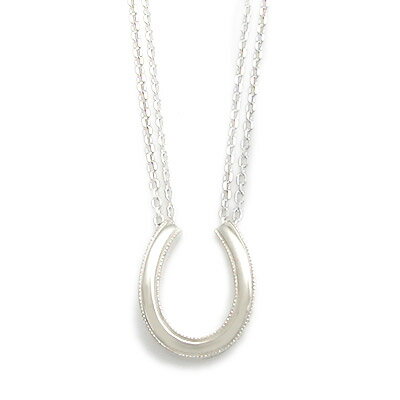 ホースシュー 馬蹄 ペンダント ネックレス チェーン シルバー925 メンズ ユニセックス ハンドメイド ギフト オリジナル 送料無料 銀製 カジュアル シンプル 大人アクセ おしゃれ 人気 ドメスティック 国産 ブランド DAgDART ダグダート DT-386