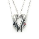 ペアネックレス ネックレス 天然石 ペア シルバー ペアペンダント ペンダント ハート シンプル ペアアクセサリー ギフト お祝い 人気 銀製 ブライダル 結婚...