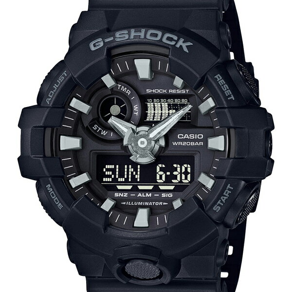【2,000円OFFクーポン＋店舗内3点で10倍、2点でも5倍】正規品 G-SHOCK ジーショック Gショック CASIO カシオ GA-700-1BJF メンズ腕時計 送料無料 アスレジャー プレゼント ブランド