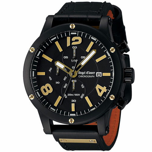 【2,000円OFFクーポン＋店舗内3点で10倍、2点でも5倍】EVC46BBK-BK Angel Clover エンジェルクローバー メンズ 腕時計 国内正規品 送料無料 プレゼント ブランド