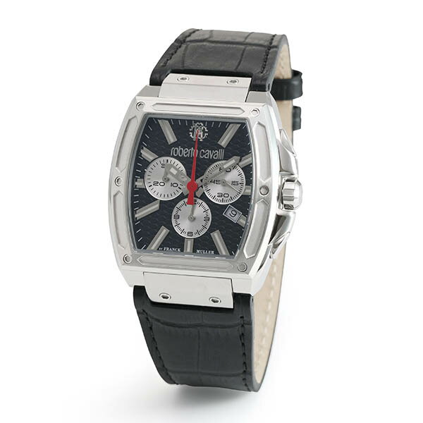 【10％OFFクーポン利用で】roberto cavalli by FRANCK MULLER ロベルト カヴァリ バイ フランク ミュラー ブラック 黒 RV1G157L0021 メンズ 腕時計 国内正規品 送料無料