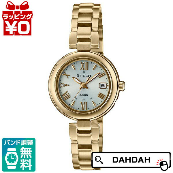 [10 % OFF 쿠폰 이용으로] SHEEN 장면 CASIO 카시오 티타늄 메탈 밴드 옐로우 골드 SHW-7100TG-7AJF 여성 시계 국내 정규품 무료 배송