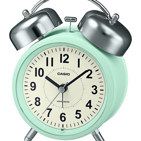 【10％OFFクーポン利用で】CLOCK クロック CASIO カシオ レトロ グリーン TQ-720J-3JF 目覚まし時計 国内正規品 送料無料