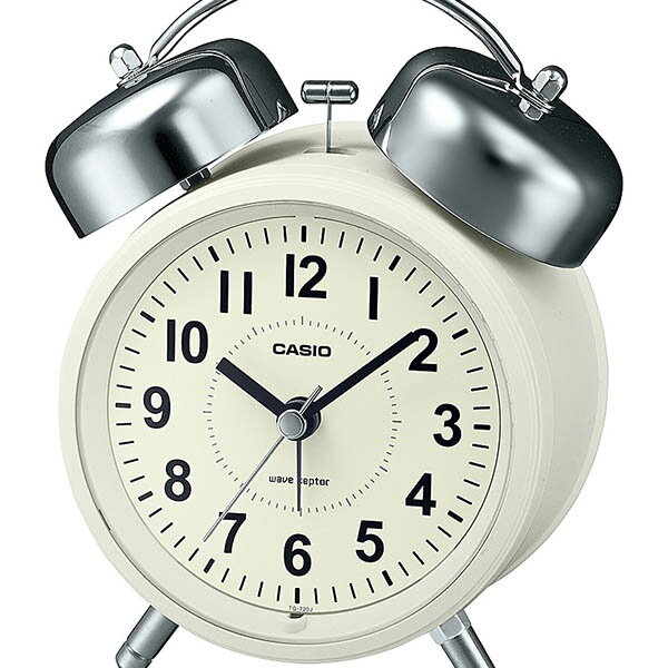 【10％OFFクーポン利用で】CLOCK クロック CASIO カシオ レトロ ホワイト TQ-720J-7BJF 目覚まし時計 国内正規品 送料無料