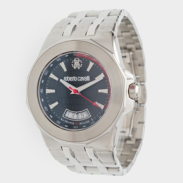 【2,000円OFFクーポン利用で】roberto cavalli by FRANCK MULLER ロベルト カヴァリ バイ フランク ミュラー ブラック 黒 RV1G171M0151 メンズ 腕時計 国内正規品 送料無料