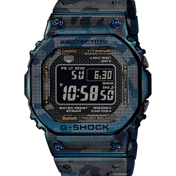 【クーポン利用で2000円OFF】G-SHOCK CASIO カシオ ジーショック gshock Gショック フルメタル チタン カモフラージュ 電波ソーラー GMW-B5000TCF-2JR メンズ 腕時計 国内正規品 送料無料