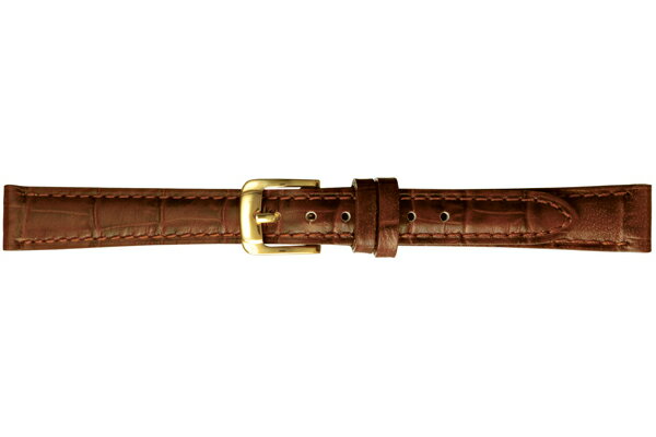 乐天商城 - 【2,000円OFFクーポン利用で】BKME051CI BAMBI バンビ SCOTCHGARD スコッチガード ブラウン 牛革型押し 腕時計用 革バンド 送料無料