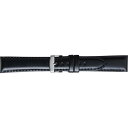 【2,000円OFFクーポン+店舗内3点で10倍、2点でも5倍】BUE016AS BAMBI LEATHER バンビ レザー 黒 ブラック 腕時計用 革バンド 送料無料