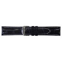【10%OFFクーポン利用で】BKE011AS BAMBI LEATHER バンビ レザー 黒 ブラック 腕時計用 革バンド 送料無料