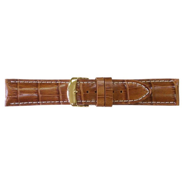 乐天商城 - 【10％OFFクーポン利用で】BKE011CW BAMBI LEATHER バンビ レザー ブラウン 腕時計用 革バンド 送料無料