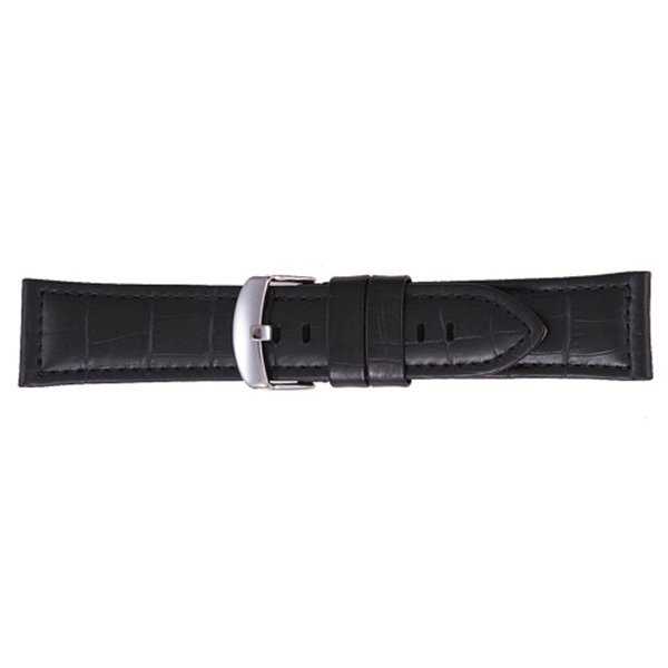 【2,000円OFFクーポンで+3点で10倍、2点でも5倍】BKE003AW BAMBI LEATHER バンビ レザー 黒 ブラック 腕時計用 革バンド 送料無料
