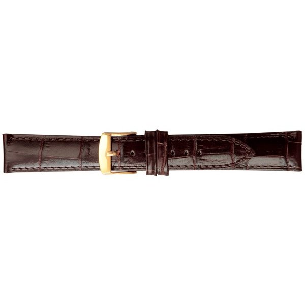 【2,000円OFFクーポン+店舗内3点で10倍、2点でも5倍】BKE109BO BAMBI LEATHER バンビ レザー ダークブラウン 腕時計用 革バンド 送料無料