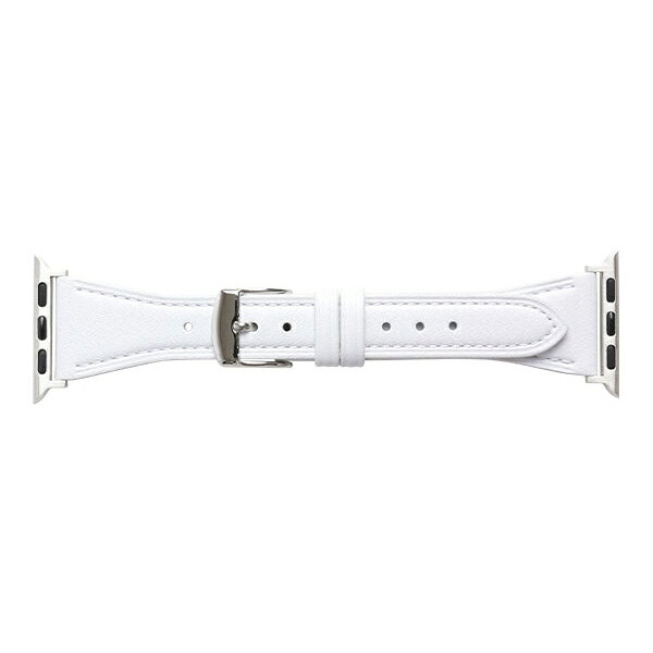 乐天商城 - 【10％OFFクーポン利用で】バンビ BAMBI for Apple Watch 白 ホワイト RWC036WU アップルウォッチ用 革バンド 送料無料