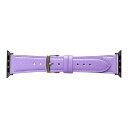【10％OFFクーポン利用で】バンビ BAMBI for Apple Watch 紫 パープル RWC537VW アップルウォッチ用 革バンド 送料無料